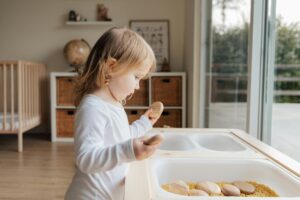 Sensory play at Fireflies Early Learning